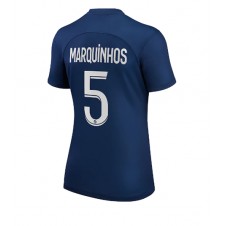 Paris Saint-Germain Marquinhos #5 Hjemmedrakt Kvinner 2022-23 Kortermet